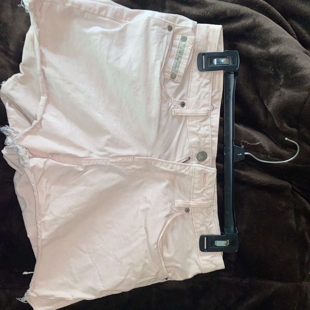 Light pink Calvin Klein jean shorts